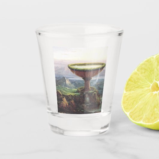 Das Goblet des Titan von Thomas Cole Schnapsglas (Vorderseite)