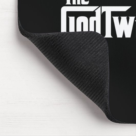 Das GodTwitter Mousepad (Ecke)