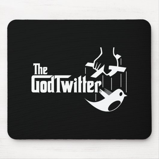 Das GodTwitter Mousepad (Vorne)