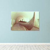 Das Gokstad-Langschiff (Holz) Leinwanddruck (Insitu (Holzboden))