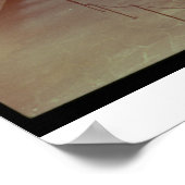 Das Gokstad-Langschiff (Holz) Poster (Ecke)