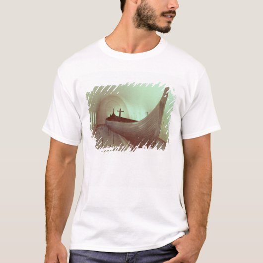 Das Gokstad longship (Holz) T-Shirt (Vorderseite)