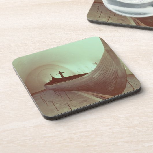 Das Gokstad longship (Holz) Untersetzer (Linke Seite)