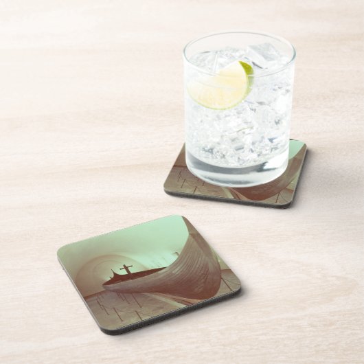 Das Gokstad longship (Holz) Untersetzer (Rechte Seite)