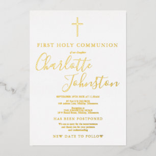 Das Gold der heiligen Kommune wird verschoben Folieneinladung