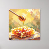 Das Gold der Natur – Honig Leinwanddruck (Vorderseite)