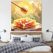 Das Gold der Natur – Honig Leinwanddruck (Insitu (Schlafzimmer))
