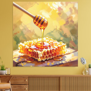 Das Gold der Natur – Honig Leinwanddruck