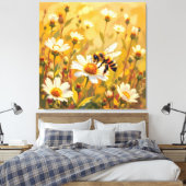 Das Gold der Natur – Honig Leinwanddruck (Insitu (Schlafzimmer))