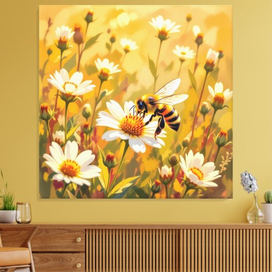 Das Gold der Natur – Honig Leinwanddruck (Insitu (Wohnzimmer))