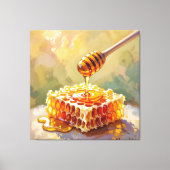 Das Gold der Natur – Honig Leinwanddruck (Vorderseite)