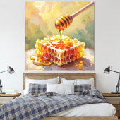Das Gold der Natur – Honig Leinwanddruck (Insitu (Schlafzimmer))
