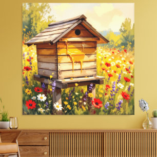 Das Gold der Natur – Honig Leinwanddruck