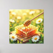 Das Gold der Natur Honig Leinwanddruck (Vorderseite)