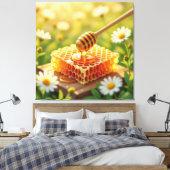 Das Gold der Natur Honig Leinwanddruck (Insitu (Schlafzimmer))