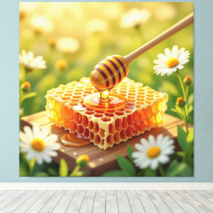 Das Gold der Natur Honig Leinwanddruck