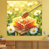 Das Gold der Natur Honig Leinwanddruck (Insitu (Wohnzimmer))