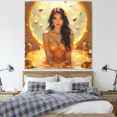 Das Gold der Natur – Honig Leinwanddruck (Insitu (Schlafzimmer))