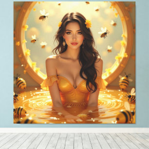 Das Gold der Natur – Honig Leinwanddruck