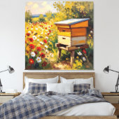 Das Gold der Natur – Honig Leinwanddruck (Insitu (Schlafzimmer))