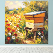 Das Gold der Natur – Honig Leinwanddruck (Insitu (Holzboden))