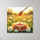 Das Gold der Natur – Honig Leinwanddruck (Vorderseite)