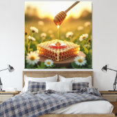Das Gold der Natur – Honig Leinwanddruck (Insitu (Schlafzimmer))