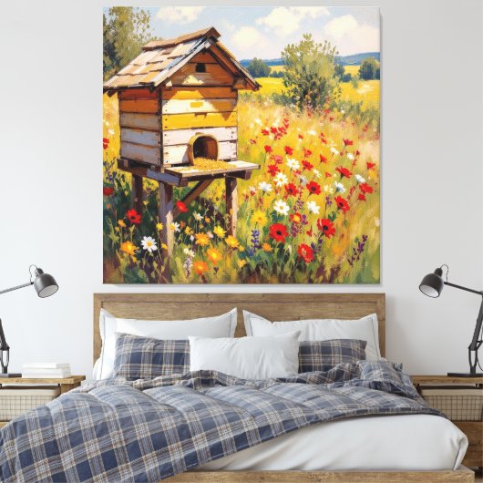 Das Gold der Natur – Honig Leinwanddruck (Insitu (Schlafzimmer))