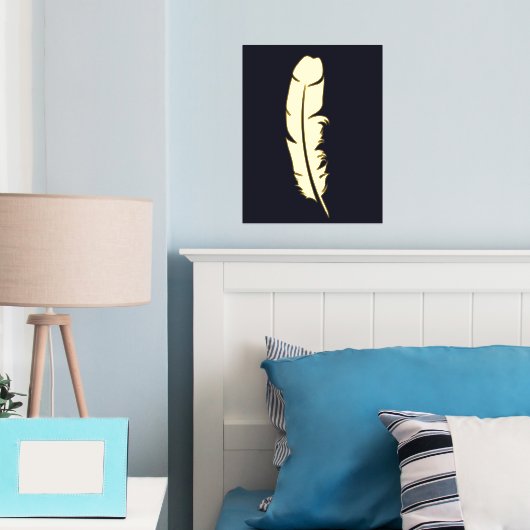 Das Gold Feather Foliendrucke (In Situ (Schlafzimmer))