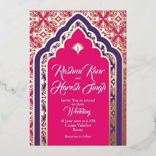 Das Gold Portal Folieneinladung (Vorderseite)