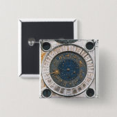 Das Gold- und Email-Ziffernblatt, Entwurf Button (Vorne & Hinten)