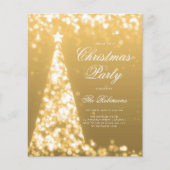 Das "Gold Winter Christmas Tree Invite Program" Flyer (Vorne)