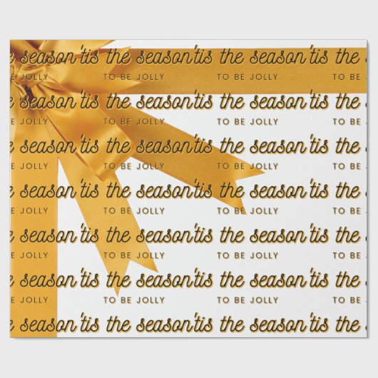 Das Gold-Wrapping-Papier der Saison Geschenkpapier (Flach)