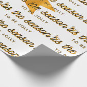 Das Gold-Wrapping-Papier der Saison Geschenkpapier (Ecke)