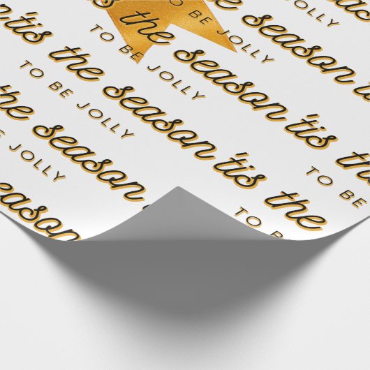 Das Gold-Wrapping-Papier der Saison Geschenkpapier (Ecke)