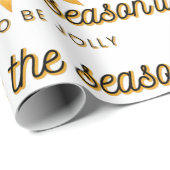 Das Gold-Wrapping-Papier der Saison Geschenkpapier (Rolleneckpunkt)