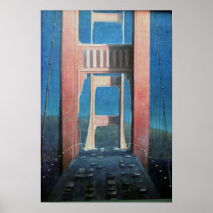 Das golden gate bridge 1992 poster