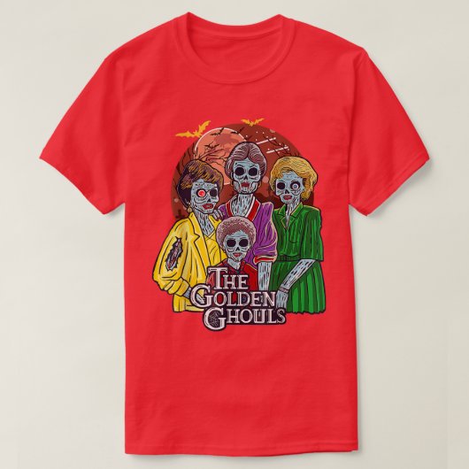 Das Golden Ghouls Halloween T 276 T-Shirt (Design vorne)