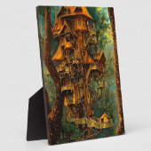 Das Golden Treehouse | Fantasy Tabletop Fotoplatte (Seite)