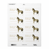 das Golden Unicorn Buchzeichen (Vorne)