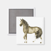 Das Golden Unicorn Magnet (Vorderseite/Rückseite)