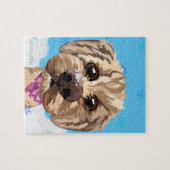 Das Goldendoodle-Puzzle ist anpassbar Puzzle (Horizontal)