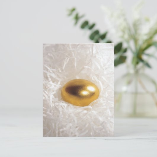 Das goldene Ei Postkarte (Stehend Vorderseite)