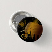 Das goldene Einhorn Button (Vorne & Hinten)