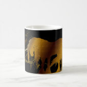 Das goldene Einhorn Kaffeetasse (Mittel)