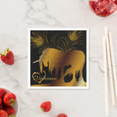 Das goldene Einhorn Serviette (Beispiel)