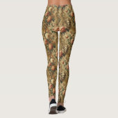 Das goldene Feuer - Gotisches Viktorianisches Deli Leggings (Rückseite)