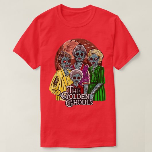 Das Goldene Ghouls Halloween 4091 T-Shirt (Design vorne)