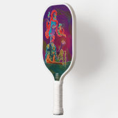 Das goldene, helle Pickleball-Racket ist individue Pickleball Schläger (Links)