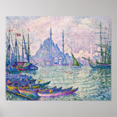 Das goldene Horn, Minarett | Paul Signac | Poster (Vorne)